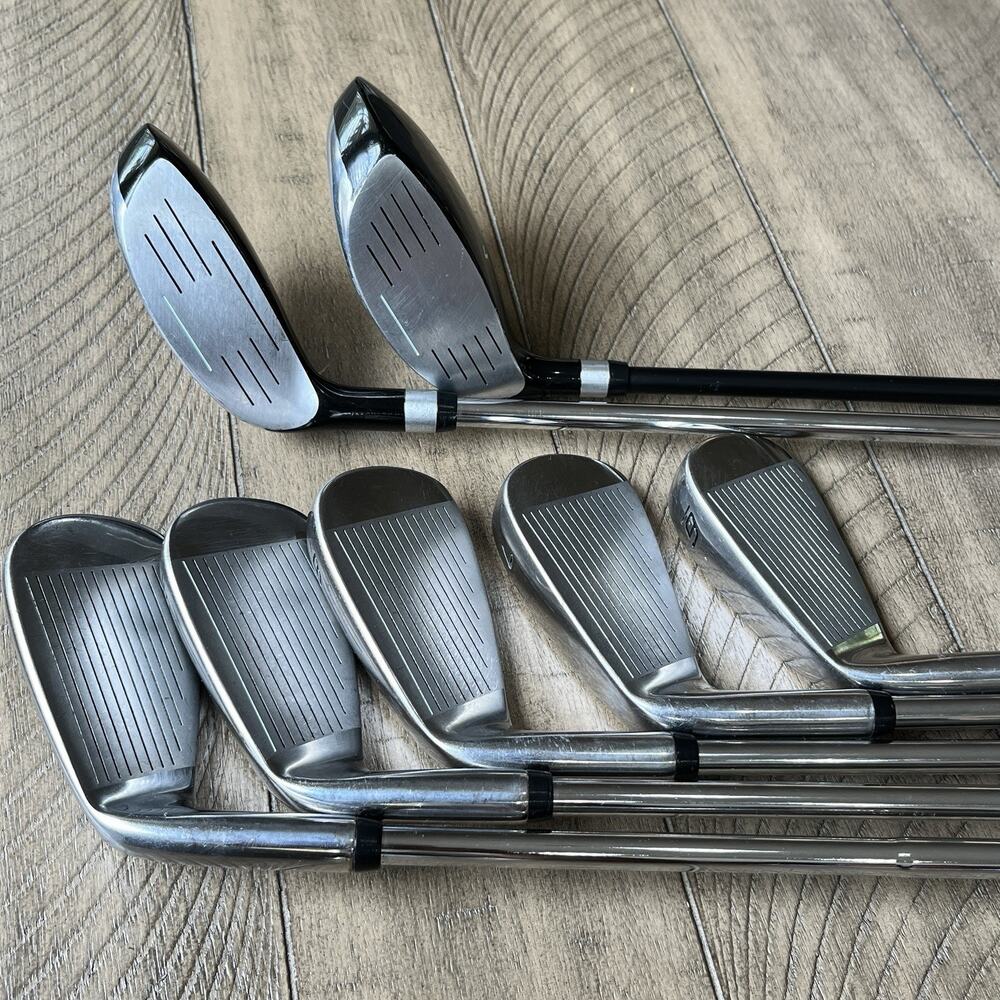 Top-Flite Stainless 3W 4H & 6-PW Iron Set RH Men's Flex Graphite Steel Shafts - Picture 4 of 12